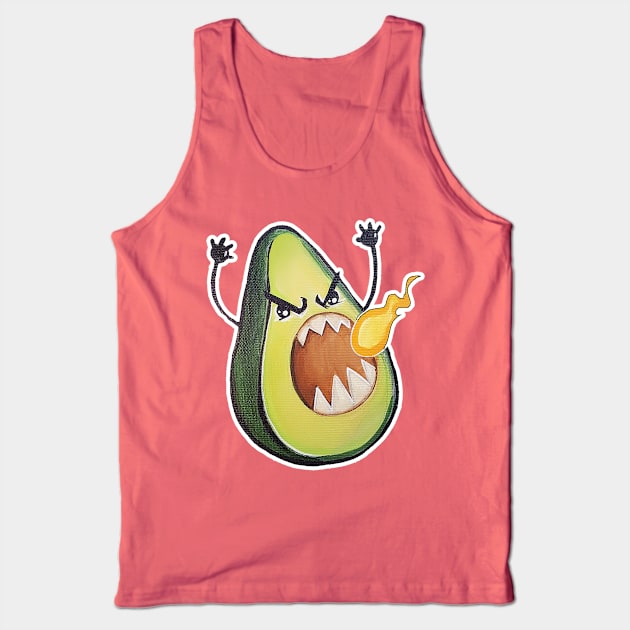 Angry Avocado Tank Top by BiancaRomanStumpff